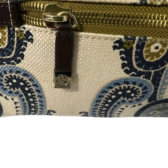 Spartina 449 Daufuskie Island Juliette Paisley Purse Linen Canvas Shoulder Bag - Picture 7 of 14